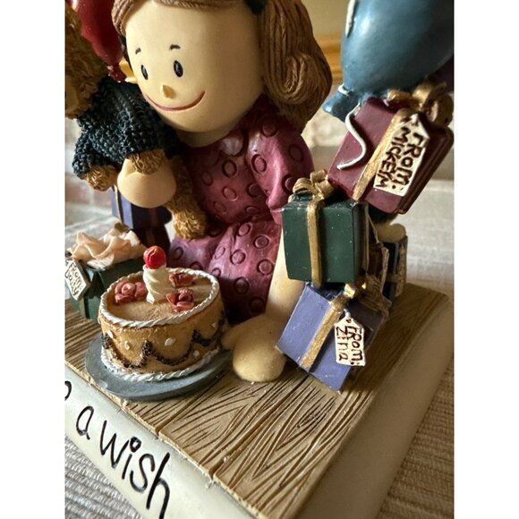 Zingle Berry Pavilion Gift Co. "Make A Wish" Happy Birthday Figurine Box Limited - Picture 14 of 16
